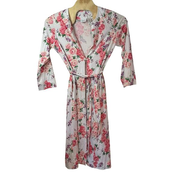 The Vermont Country Store Other - The Vermont Country Store Floral Cottagecore Coquette Romantic Robe Size M
